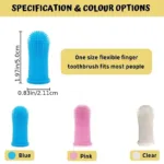 5-Pieces: Super Soft Pet Finger Toothbrush Teeth Cleaning Silicone Tooth Brush - Image 7