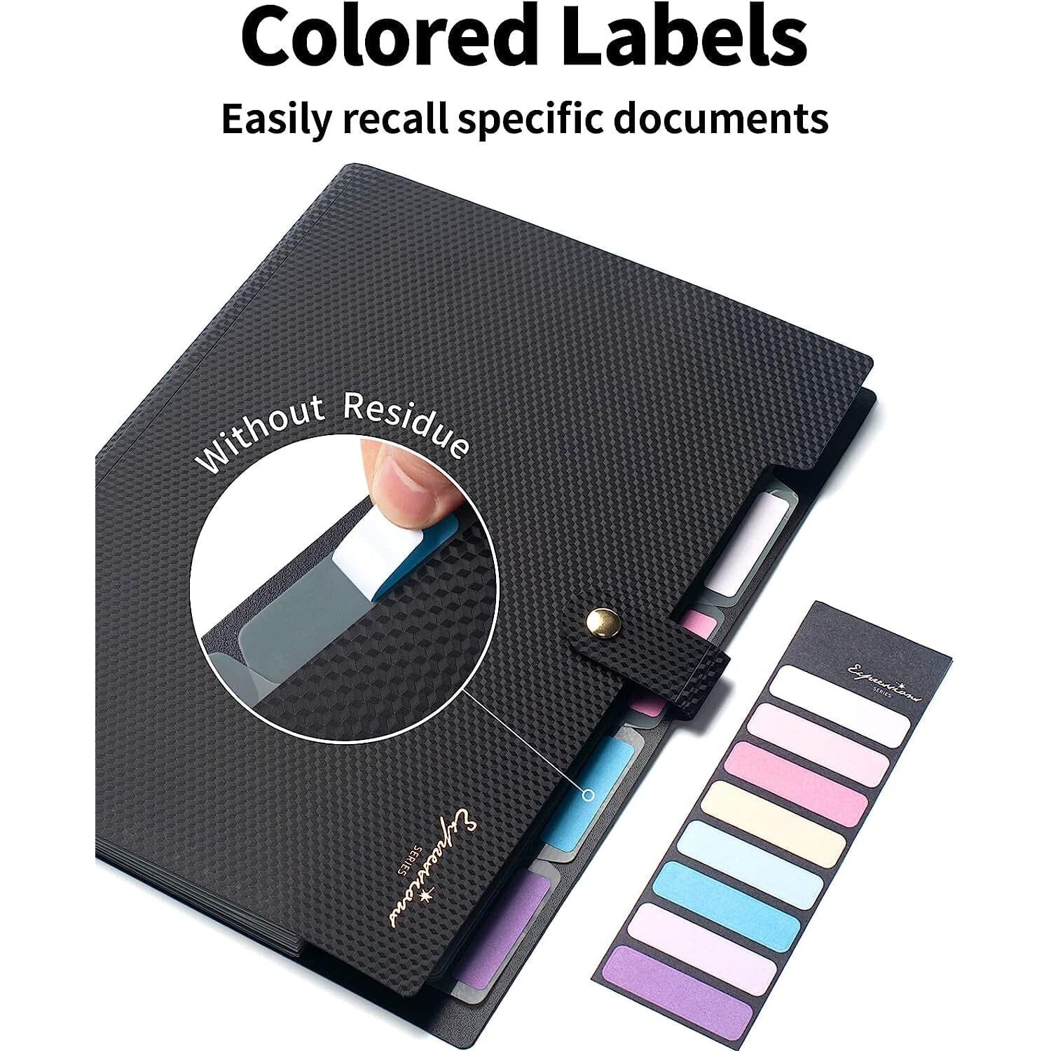 5 Pocket Folder with Labels, Letter Size Expanding File Folder Organizer - Image 12