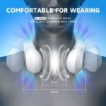 5 Speeds Adjustable USB Rechargeable Battery Powered Personal Neck Fan - Image 3