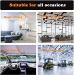 50-Pieces: Cable Clips, Adhesive Cable Organizer Cord Holder - Image 7