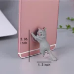 6-Pack: Portable Universal Cute Cat Cell Phone Holder - Image 10