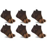 6-Pairs: Ultra V-Striped Ankle Compression Socks - Image 3