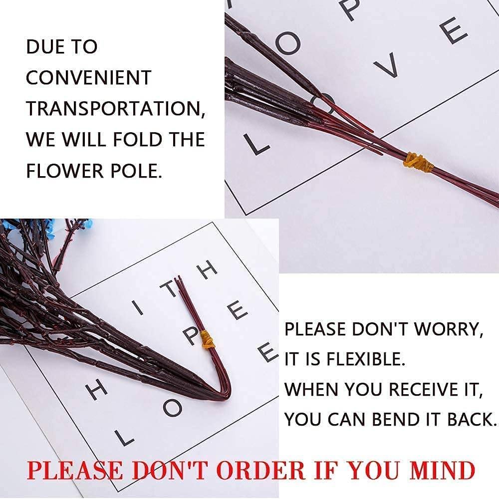 6-Piece: Baby's Breath Artificial Gypsophila Bouquet - Image 9