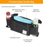 6-Pockets Baby Trolley Bag with Cup Holder - Image 4