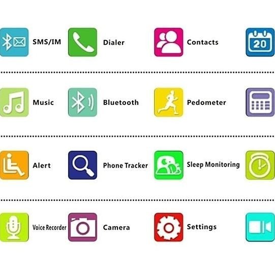 Bluetooth Smart Watch with Camera, Pedometer, Activity Monitor and iPhone/Android Phone Sync - Image 6