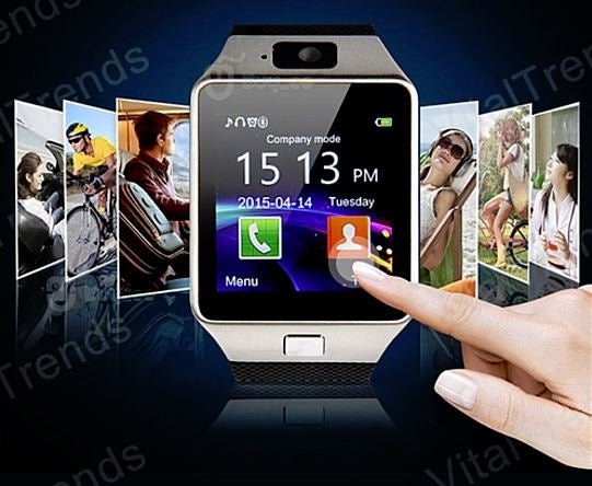 Bluetooth Smart Watch with Camera, Pedometer, Activity Monitor and iPhone/Android Phone Sync - Image 3