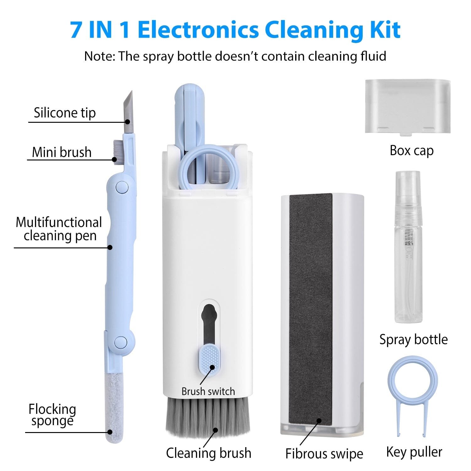7-in-1 Laptop Keyboard Dust Cleaner Brush - Image 7
