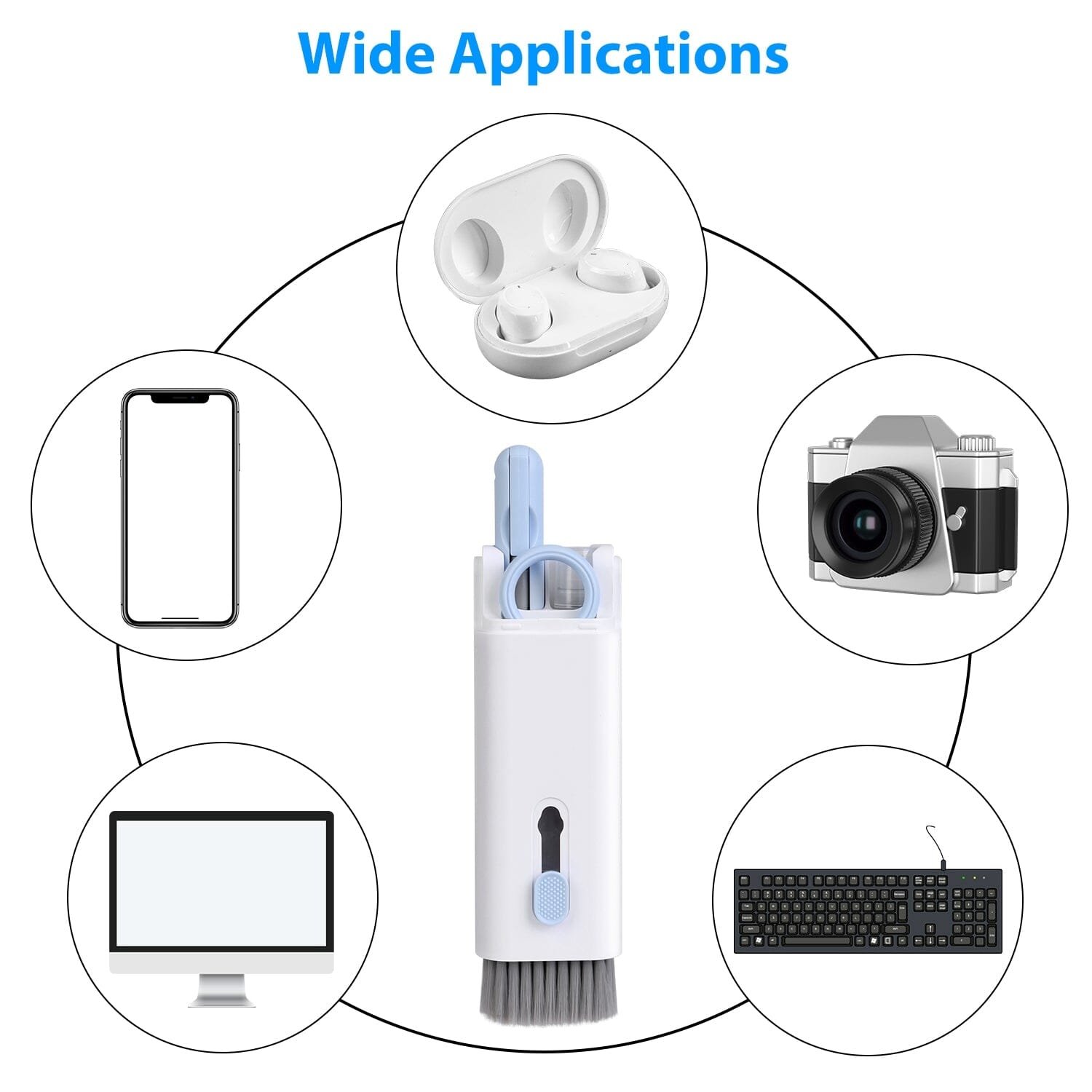 7-in-1 Laptop Keyboard Dust Cleaner Brush - Image 12