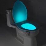 8-Color LED Sensor Motion-Activated Bathroom Toilet Light - Image 5