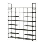 8-Tier Shoe Rack Metal Shoe Storage Shelf - Image 2
