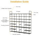 8-Tier Shoe Rack Metal Shoe Storage Shelf - Image 15