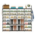 8-Tier Shoe Rack Metal Shoe Storage Shelf - Image 10