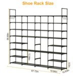 8-Tier Shoe Rack Metal Shoe Storage Shelf - Image 14