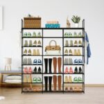 8-Tier Shoe Rack Metal Shoe Storage Shelf - Image 4