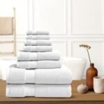 8-Piece: 100% Organic Cotton Bath Towel Set - Image 4