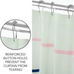 Royale Linens Double Brushed Microfber 1800 Thread Printed Shower Curtain - Image 15