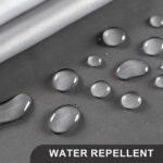 Royale Linens Double Brushed Microfber 1800 Thread Printed Shower Curtain - Image 16