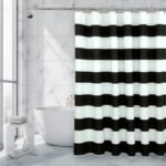 Royale Linens Double Brushed Microfber 1800 Thread Printed Shower Curtain - Image 11