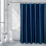 Royale Linens Double Brushed Microfber 1800 Thread Printed Shower Curtain - Image 10