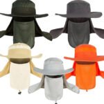 Adult Wide Brim Sun Hat with Neck Face Flap Cover - Image 7