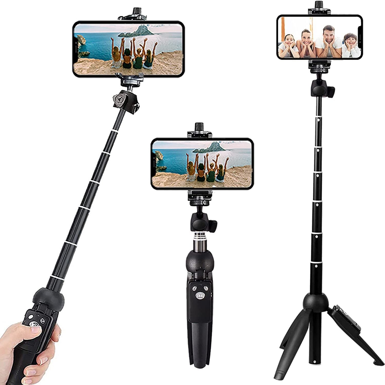 Aluminum Alloy Selfie Stick Phone Tripod