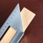 Aluminum Alloy Wooden Square Multifunction Ruler - Image 2