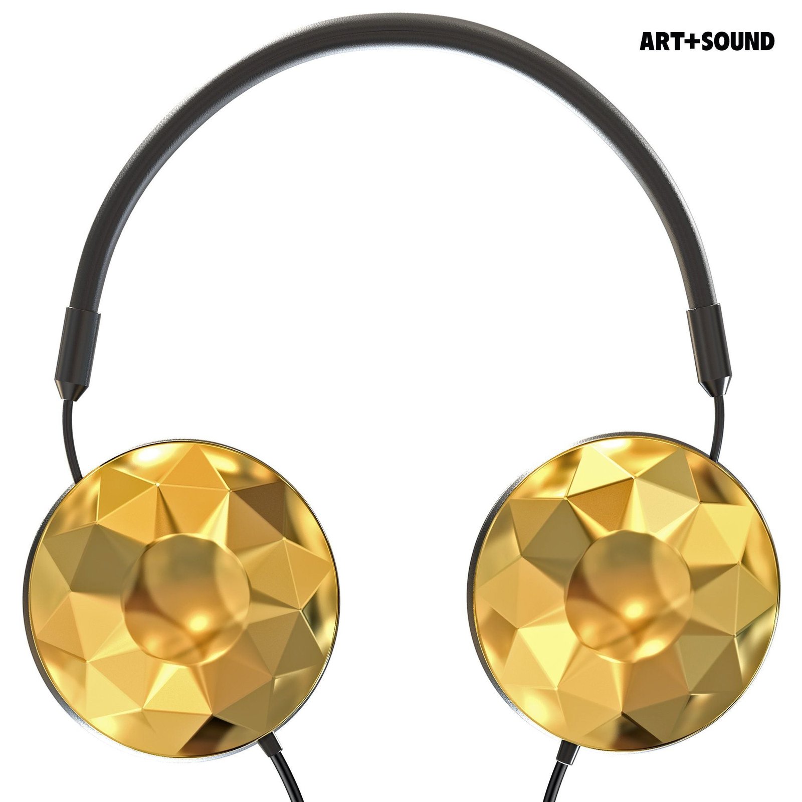 Art & Sound Faceted On-Ear Wired Headphones - Image 3