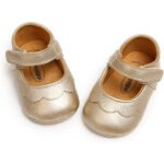 Baby Girls Mary Jane Flats Non-Slip Toddler First Walkers Princess Dress Shoes - Image 19