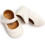 Baby Girls Mary Jane Flats Non-Slip Toddler First Walkers Princess Dress Shoes - Image 3