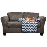 Chevron Reversible Quilted Pet Bed Chair Cover - Assorted Sizes - Image 3