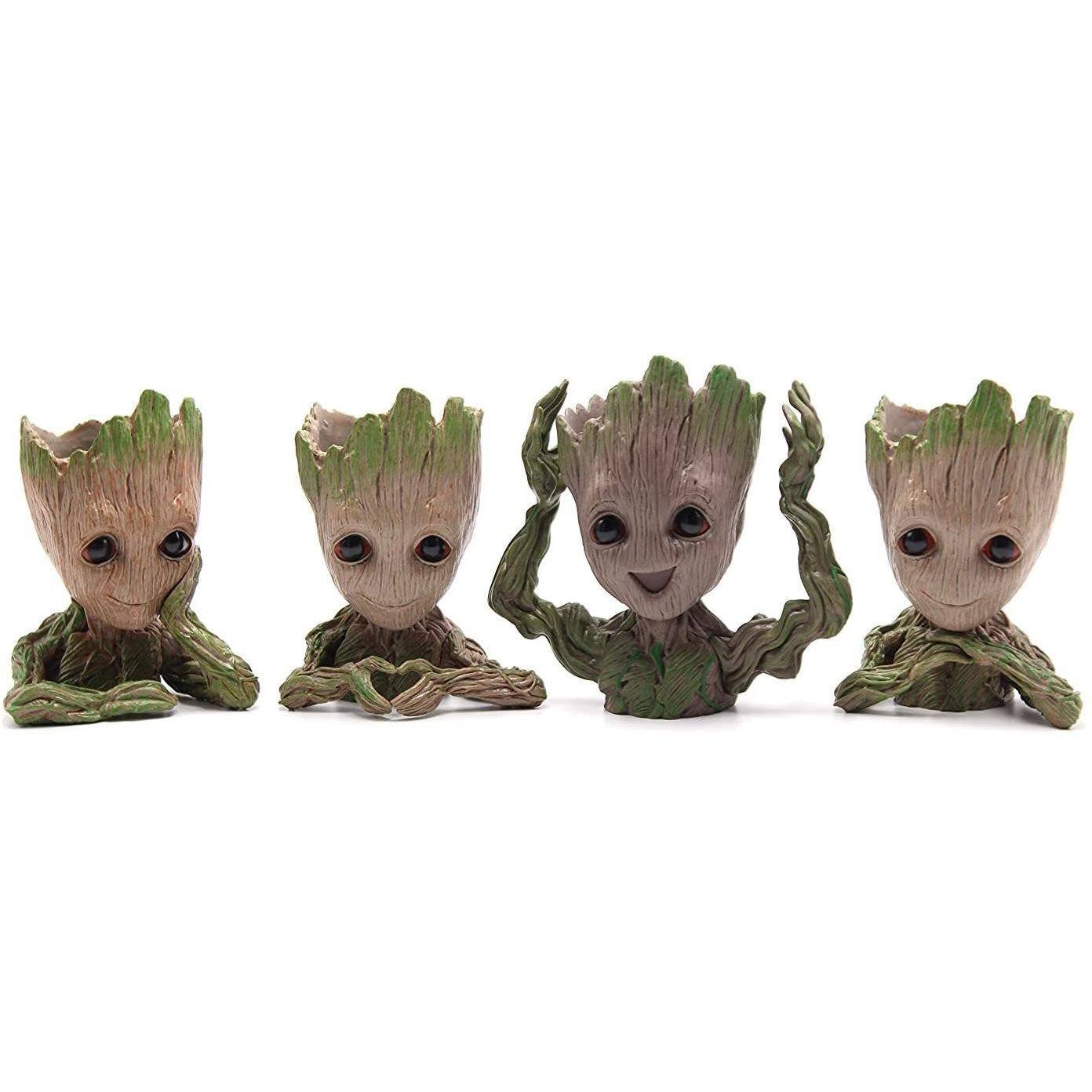 Boxod Treeman Baby Groot Succulent Flower Pot with Hole Pen Holder - Image 3