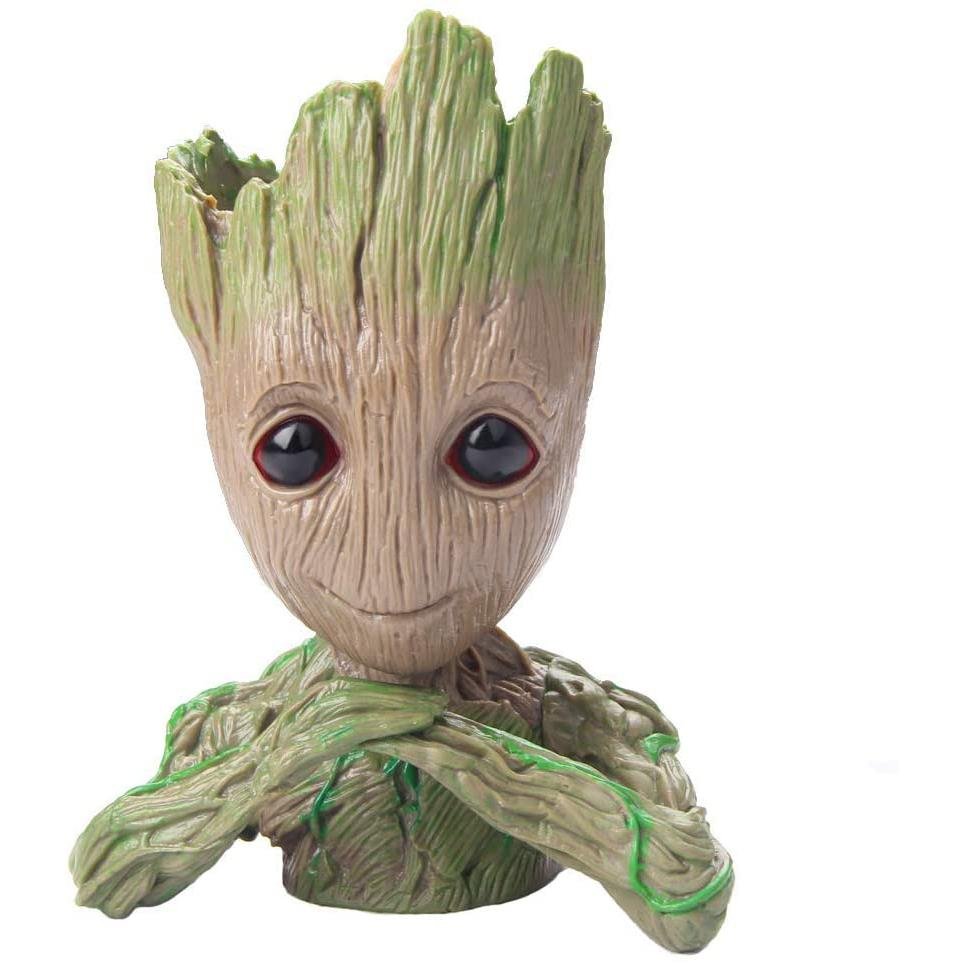 Boxod Treeman Baby Groot Succulent Flower Pot with Hole Pen Holder - Image 11