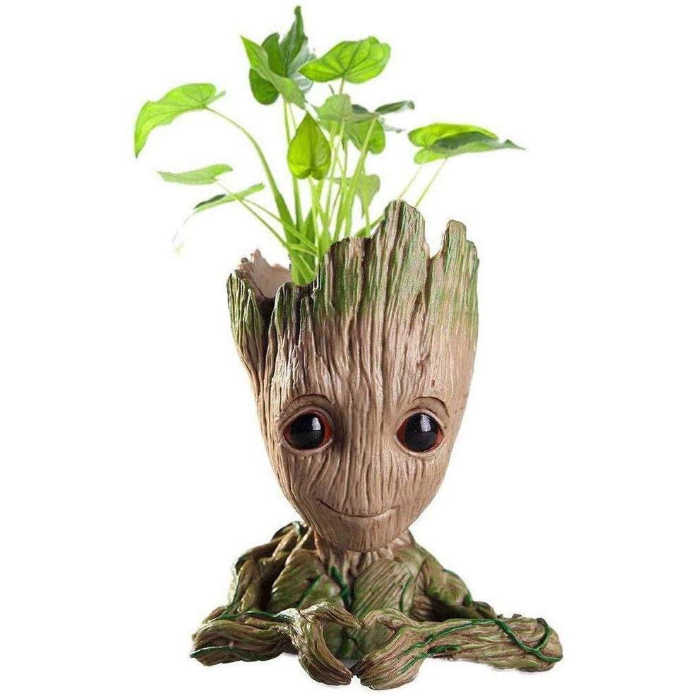 Boxod Treeman Baby Groot Succulent Flower Pot with Hole Pen Holder - Image 7