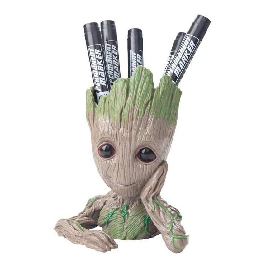 Boxod Treeman Baby Groot Succulent Flower Pot with Hole Pen Holder - Image 17
