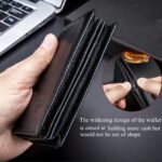 Bullcaptain Large Capacity Genuine Leather Bifold Wallet/Credit Card Holder - Image 5