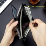 Bullcaptain Large Capacity Genuine Leather Bifold Wallet/Credit Card Holder - Image 9