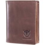 Bullcaptain Large Capacity Genuine Leather Bifold Wallet/Credit Card Holder - Image 4