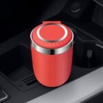 Car Ashtray Multi-functional Universal Household Portable Metal Liner Ashtray - Image 2