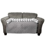 Chevron Reversible Quilted Pet Bed Chair Cover - Assorted Sizes - Image 24