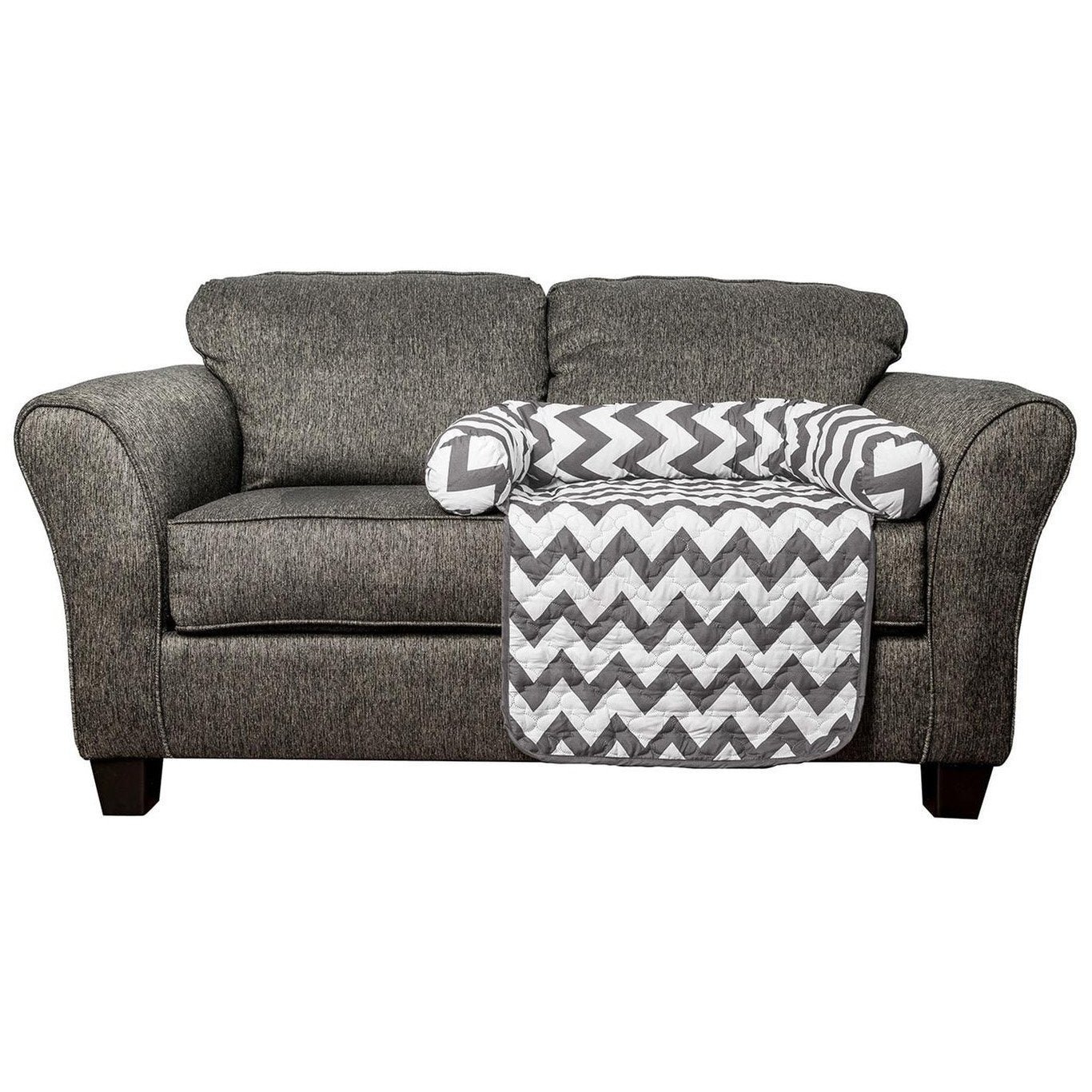 Chevron Reversible Quilted Pet Bed Chair Cover - Assorted Sizes - Image 15
