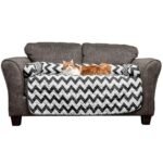 Chevron Reversible Quilted Pet Bed Chair Cover - Assorted Sizes - Image 6