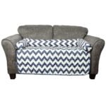 Chevron Reversible Quilted Pet Bed Chair Cover - Assorted Sizes - Image 19