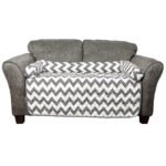 Chevron Reversible Quilted Pet Bed Chair Cover - Assorted Sizes - Image 23