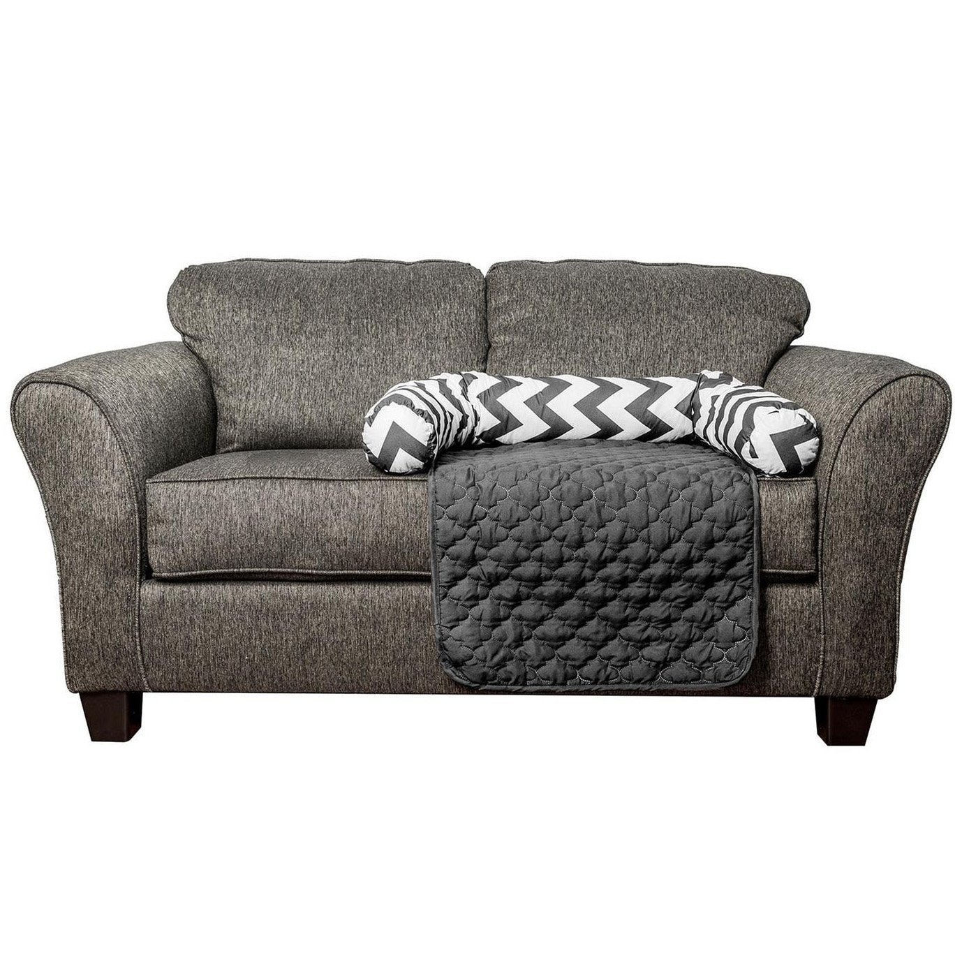 Chevron Reversible Quilted Pet Bed Chair Cover - Assorted Sizes - Image 25