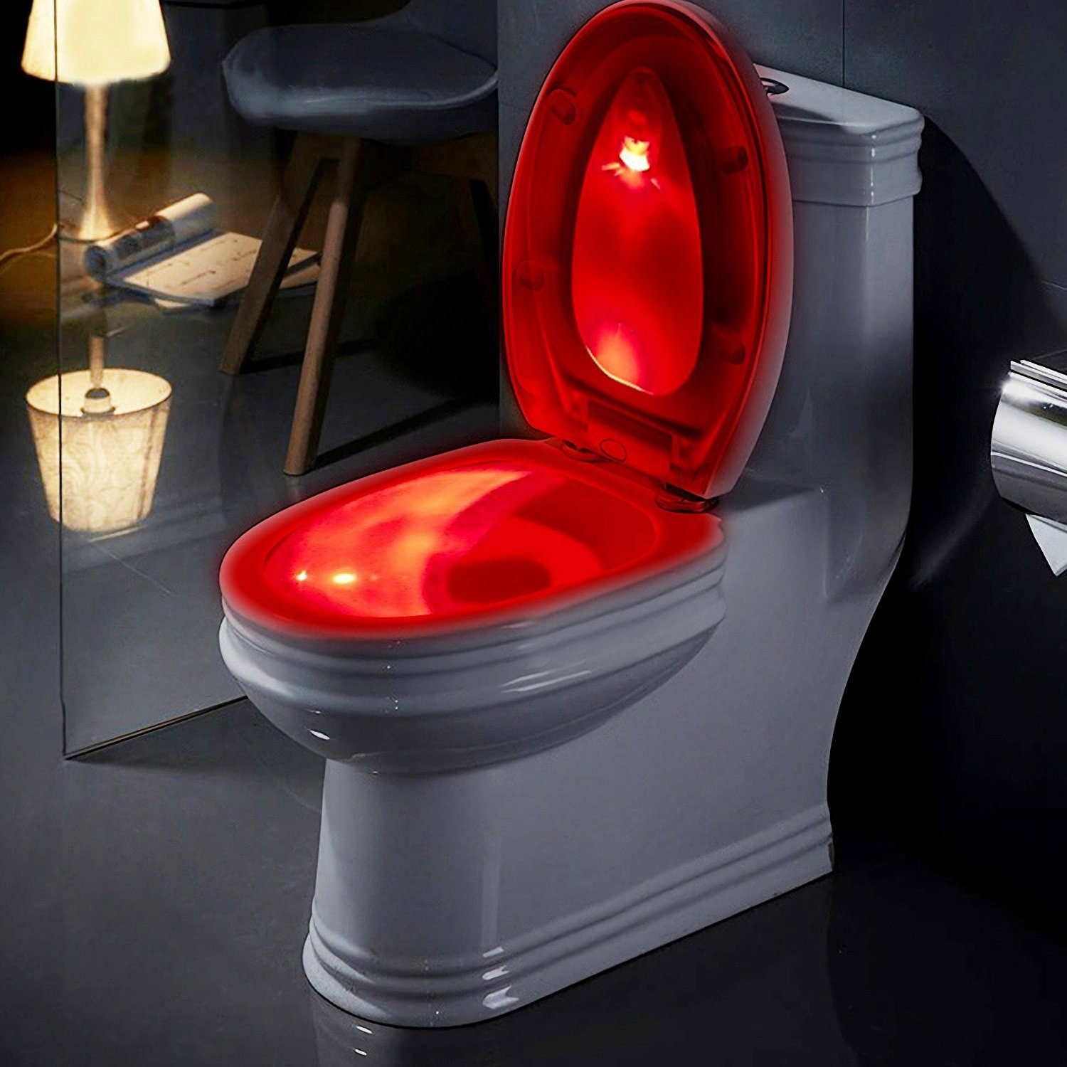 Colorful Toilet Bowl Motion Sensor Lights