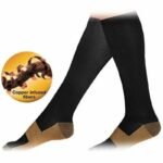 Copper Compression Socks 20-30mmHg Graduated Support L/XL for Men and Women - Image 7