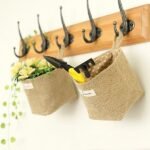 Cotton Linen Hanging Bag Home Gadget Storage Organizer - Image 13