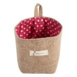 Cotton Linen Hanging Bag Home Gadget Storage Organizer - Image 7