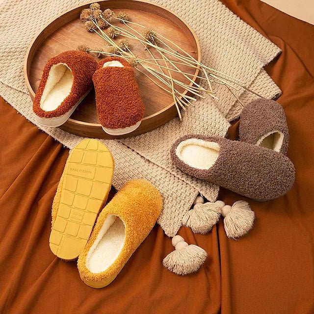 Cozy Anti-Skid Rubber Sole Home Slippers - Image 6