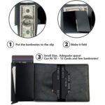 Credit Card Holder RFID Blocking Genuine Leather Vintage Aluminum Business Wallet - Image 6